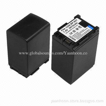 Camera Battery, Fit for Canon BP827, Replacement for HG20/21 FS10/HF10/HF100E